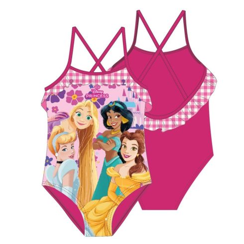 Disney Hercegnők Checked gyerek fürdőruha, úszó 3-8 év