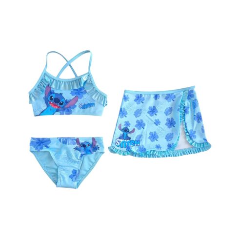 Disney Lilo és Stitch, A csillagkutya Leaf gyerek bikini és szoknya szett 4 - 10 év / 104 - 140 cm