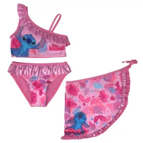   Disney Lilo und Stitch, Star Dog Tropic Pink Kinder-Bikini- und Sarong-Set