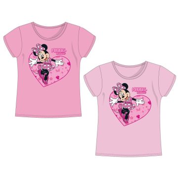Disney Minnie Heart gyerek rövid póló, felső 3-8 év