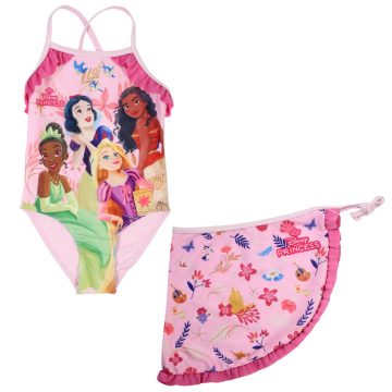   Disney Hercegnők Regal gyerek fürdőruha és sarong szett 3 - 8 év / 98 - 128 cm