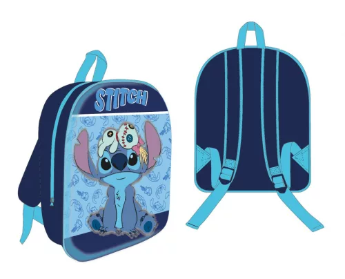 Disney Lilo és Stitch, A csillagkutya Mischief 3D hátizsák, táska 30 cm