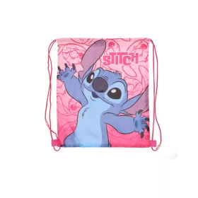   Disney Lilo a Stitch, športová taška The Star Dog Pink Planet, taška do posilňovne 40 cm