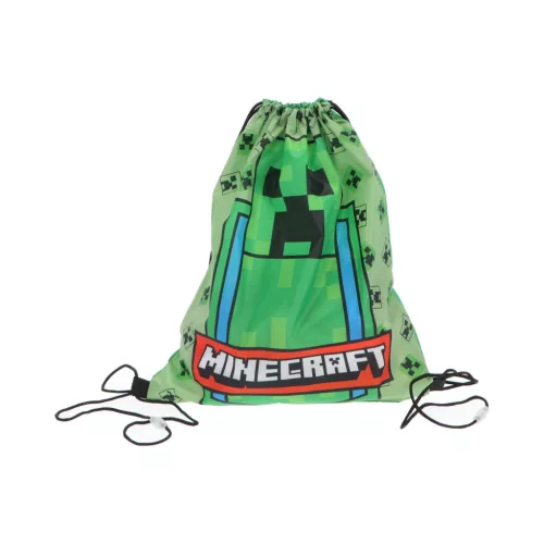 Športová taška Minecraft Green Zone, taška do posilňovne 40 cm