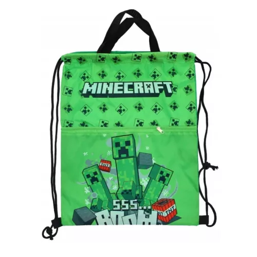 Športová taška Minecraft Boom Deluxe, taška do posilňovne 45 cm
