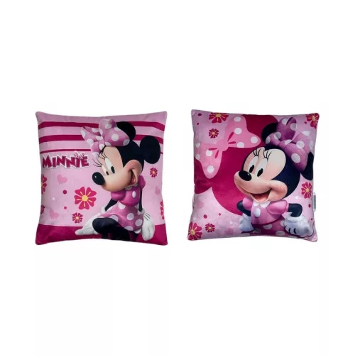 Disney Minnie Kissen, Dekokissen 38x38 cm aus Velours