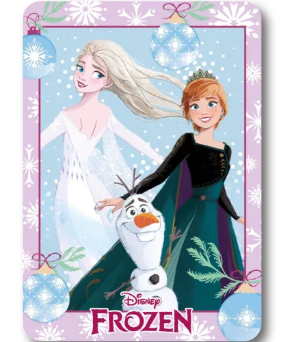 Disney Jégvarázs Holiday Karácsonyi polár takaró 100x140cm