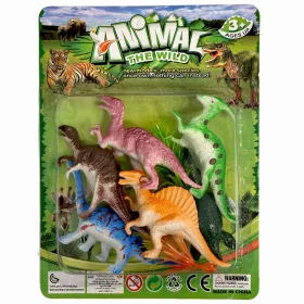 Dinosaur Wild Plastikfiguren-Set mit 6 Figuren in einer Box