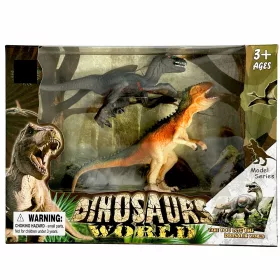 Dinosaurier Raptorial Plastikfiguren-Set, 2er-Pack in Box