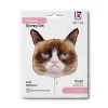 Grumpy Cat Face fólia lufi 61 cm