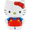 Fóliový balón Hello Kitty červený 64 cm