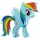 Én kicsi pónim Rainbow Dash fólia lufi 84 cm