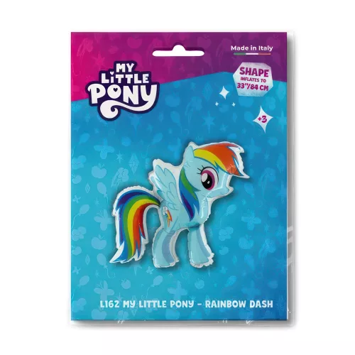 Én kicsi pónim Rainbow Dash fólia lufi 84 cm