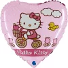 Fóliový balón Hello Kitty Bike 46 cm