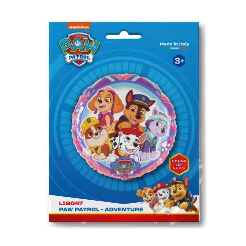 Mancs Őrjárat Adventure fólia lufi 46 cm