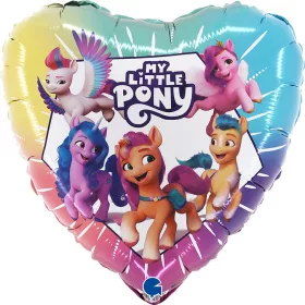 My Little Pony Herz-Folienballon 46 cm