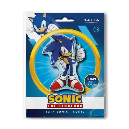 Sonic a sündisznó Larrikin fólia lufi 71 cm