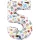 Fóliový balón číslo 5 s motívom Bluey Friends, 66 cm