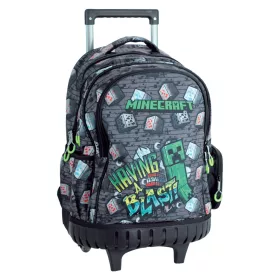 Minecraft Metro Art Schulranzen mit Rollen, 46 cm