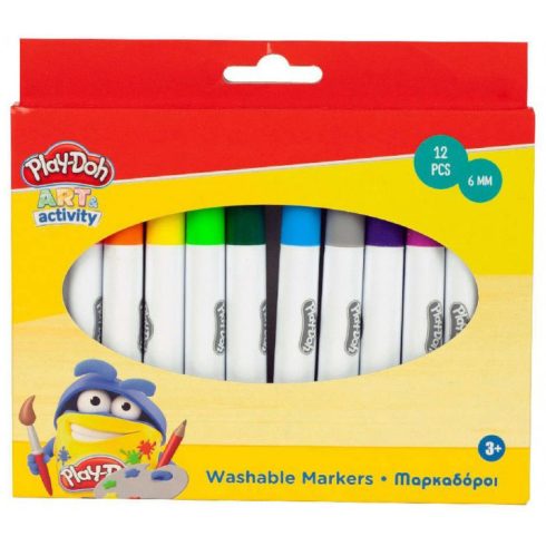 Play-Doh Art kimosható filctoll 12 db-os