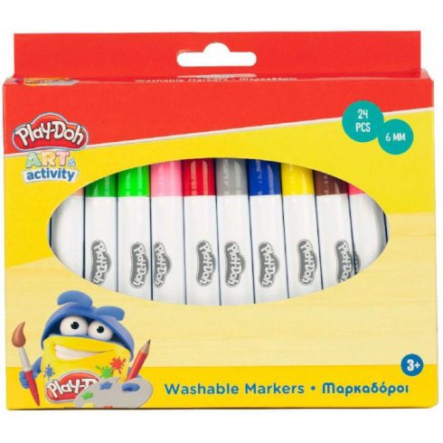 Play-Doh Art kimosható filctoll 24 db-os