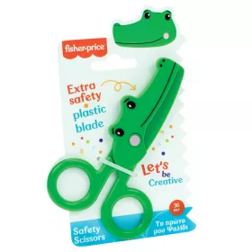 Fisher-Price Bezpečnostné nožnice Krokodíl 13 cm