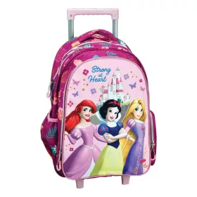   Disney Princezes Snažna školska torba na kotačiće, torba 46 cm