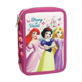 Pevný peračník Disney princezné plnený 2 vrstvami