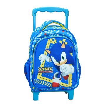   Sonic a sündisznó Rush gurulós ovis hátizsák, táska 30 cm