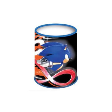 Sonic a sündisznó Get Me fém ceruzatartó 10,5 cm