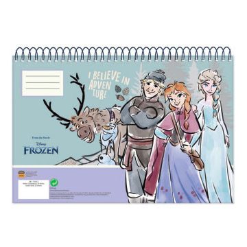   Disney Jégvarázs Adventure A/4 spirál vázlatfüzet 30 lapos