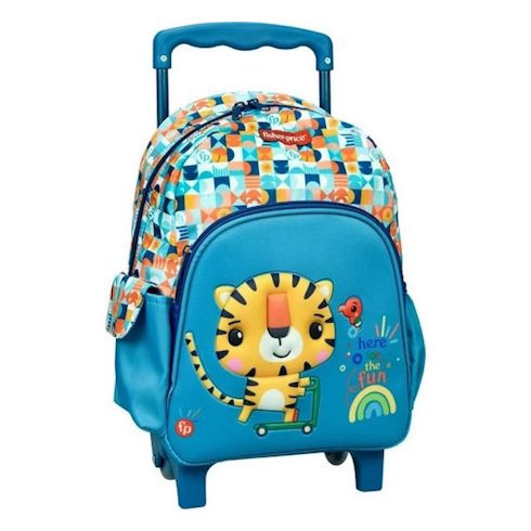 Fisher-Price Animals Tiger gurulós ovis hátizsák, táska 30 cm