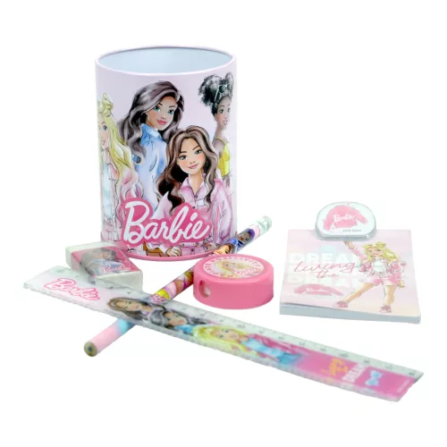 Sada písacích potrieb Barbie Paints, 7 dielov