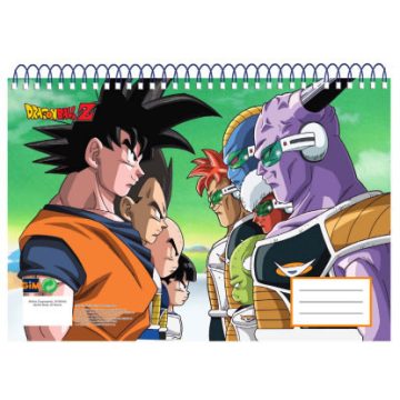 Dragon Ball Namek A/4 spirál vázlatfüzet, 30 lapos