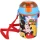 Plastová fľaša so slamkou Disney Mickey Color Flow s vešiakom 450 ml