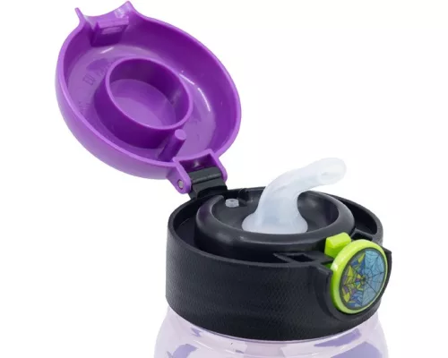 Plastová fľaša so slamkou Wednesday Nevermore Academy 510 ml