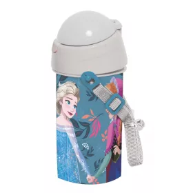   Plastová fľaša so slamkou Disney Frozen Explore s vešiakom 500 ml