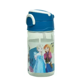   Plastová fľaša so slamkou Disney Frozen Together s vešiakom 350 ml