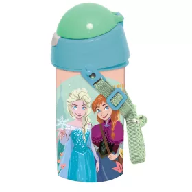   Plastová fľaša so slamkou Disney Frozen Together s vešiakom 500 ml