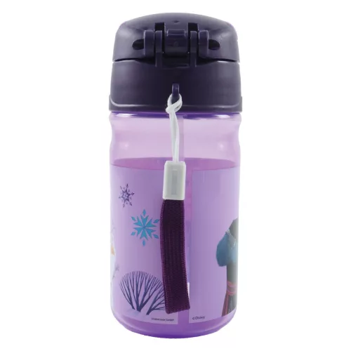 Fľaša na pitie Disney Frozen Modern Magic so slamkou a vešiakom, 350 ml