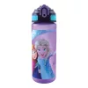 Plastová fľaša na pitie Disney Frozen Modern Magic s matnou slamkou, 600 ml