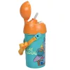 Disney Lilo a Stitch, Hviezdny psík, plastová fľaša so slamkou a vešiakom 500 ml