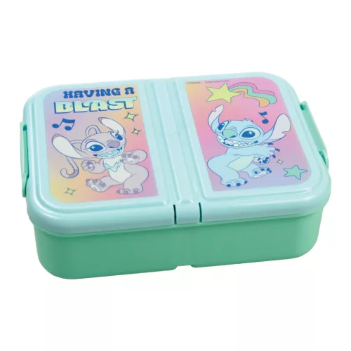 Disney Lilo und Stitch, Star Dog Blast Sandwichbox + Aluminium-Wasserflasche Set
