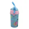 Disney Lilo a Stitch, Votrelec 626 plastová fľaša so slamkou a vešiakom 500 ml