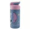 Disney Lilo a Stitch, hviezdny psík Votrelec 626 hliníková fľaša so slamkou a vešiakom 500 ml