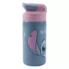 Disney Lilo a Stitch, hviezdny psík Votrelec 626 hliníková fľaša so slamkou a vešiakom 500 ml