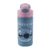 Disney Lilo a Stitch, hviezdny psík Votrelec 626 hliníková fľaša so slamkou a vešiakom 500 ml