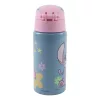 Disney Lilo a Stitch, hviezdny psík Votrelec hliníková fľaša s slamkou a vešiakom 500 ml