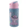Disney Lilo a Stitch, hviezdny psík Votrelec hliníková fľaša s slamkou a vešiakom 500 ml