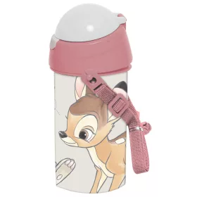   Disney Bambi Roztomilá plastová fľaša so slamkou a vešiakom 500 ml